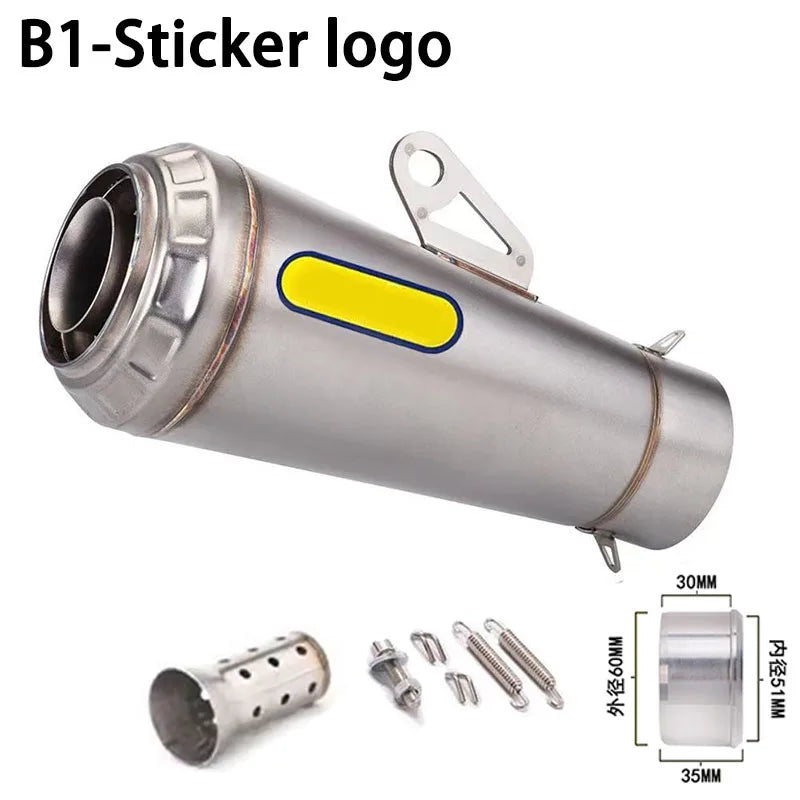 Universal Motorcycle ARROW Exhaust Muffler DB Killer GP Motocross Escape For Yamaha R1 R3 R6 CBR1000RR MT07 09 Z1000