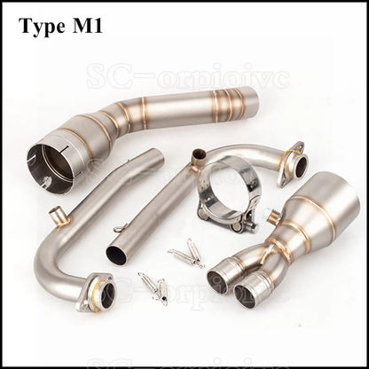 Tmax T-max 530 Full Exhaust system Front link Pipe Exhaust muffler Modified Escap moto For Yamaha Tmax560 Tmax530 2017-2021