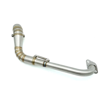 NMAX155 NMAX125 Motorcycle Exhaust Pipe Middle Link Pipe Slip-On Stainless Steel Connect For Yamaha NMAX N-MAX 125 155 2015-2017