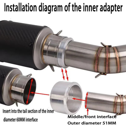 Universal Motorcycle ARROW Exhaust Muffler DB Killer GP Motocross Escape  For Yamaha R1 R3 R6 CBR1000RR MT07 09 Z1000