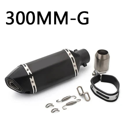51mm Motorcycle Exhaust Pipe Modified Muffler Pipe Echappement Moto Db Killer for Akrapovic XJ6 MT07 09 03 Universal Accessories