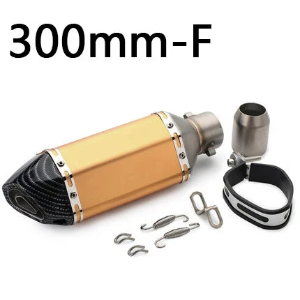 51mm Motorcycle Exhaust Pipe Modified Muffler Pipe Echappement Moto Db Killer for Akrapovic XJ6 MT07 09 03 Universal Accessories