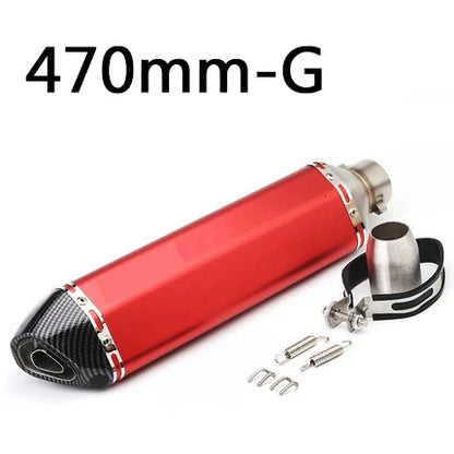 51mm Motorcycle Exhaust Pipe Modified Muffler Pipe Echappement Moto Db Killer for Akrapovic XJ6 MT07 09 03 Universal Accessories