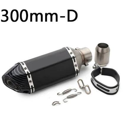 51mm Motorcycle Exhaust Pipe Modified Muffler Pipe Echappement Moto Db Killer for Akrapovic XJ6 MT07 09 03 Universal Accessories