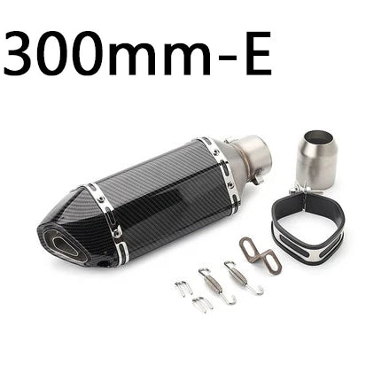 51mm Motorcycle Exhaust Pipe Modified Muffler Pipe Echappement Moto Db Killer for Akrapovic XJ6 MT07 09 03 Universal Accessories