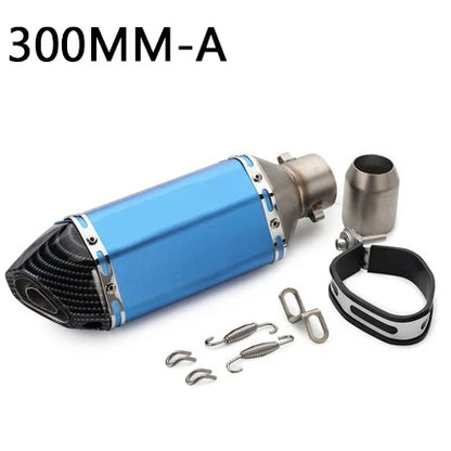 51mm Motorcycle Exhaust Pipe Modified Muffler Pipe Echappement Moto Db Killer for Akrapovic XJ6 MT07 09 03 Universal Accessories