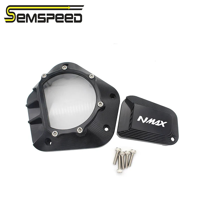 For Yamaha NMAX155CC 125CC 150CC 2020-2024 2021 2022 2023 Modified Parts Engine Protection Cover NMAX Transparent Clutch Cover