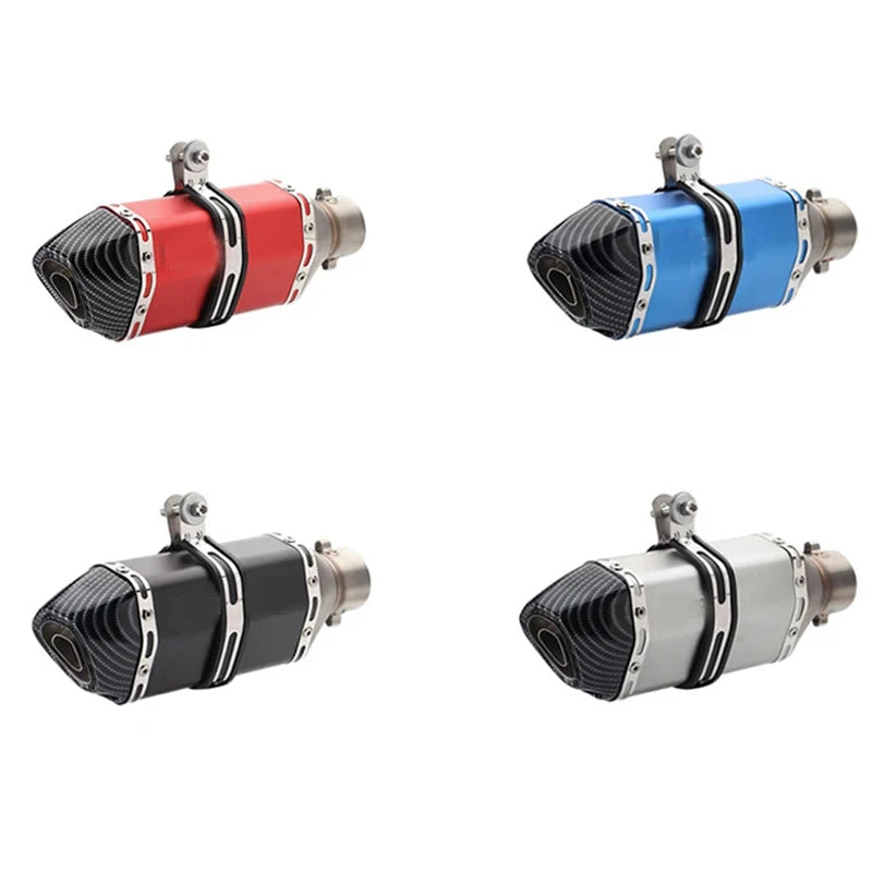 51mm Motorcycle Exhaust Pipe Modified Muffler Pipe Echappement Moto Db Killer for Akrapovic XJ6 MT07 09 03 Universal Accessories