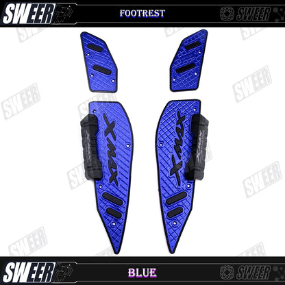 Motorcycle Accessories Footrest Step Footboard Footpads Pedal Plate Foot Pegs For YAMAHA XMAX 300 2017-2025 Anti Wrestling
