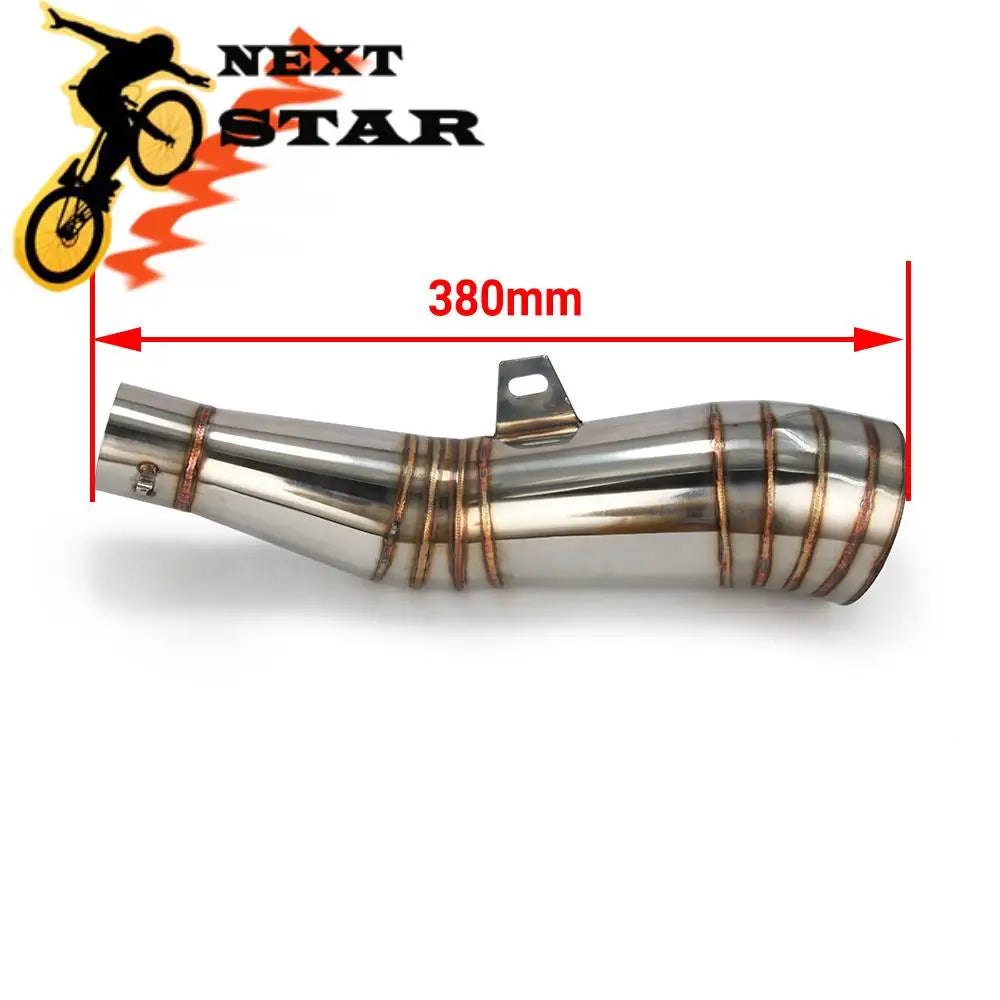 Universal 38-51MM Motorcycle Exhaust Pipe Muffler Escape Accessory For 38-51MM Dirt Bike Street Bike Scooter ATV Quad