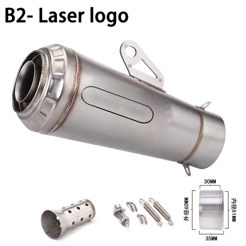 Universal Motorcycle ARROW Exhaust Muffler DB Killer GP Motocross Escape  For Yamaha R1 R3 R6 CBR1000RR MT07 09 Z1000