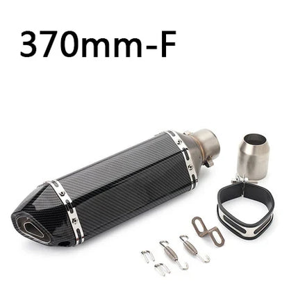 51mm Motorcycle Exhaust Pipe Modified Muffler Pipe Echappement Moto Db Killer for Akrapovic XJ6 MT07 09 03 Universal Accessories