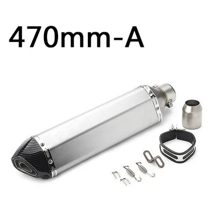 51mm Motorcycle Exhaust Pipe Modified Muffler Pipe Echappement Moto Db Killer for Akrapovic XJ6 MT07 09 03 Universal Accessories