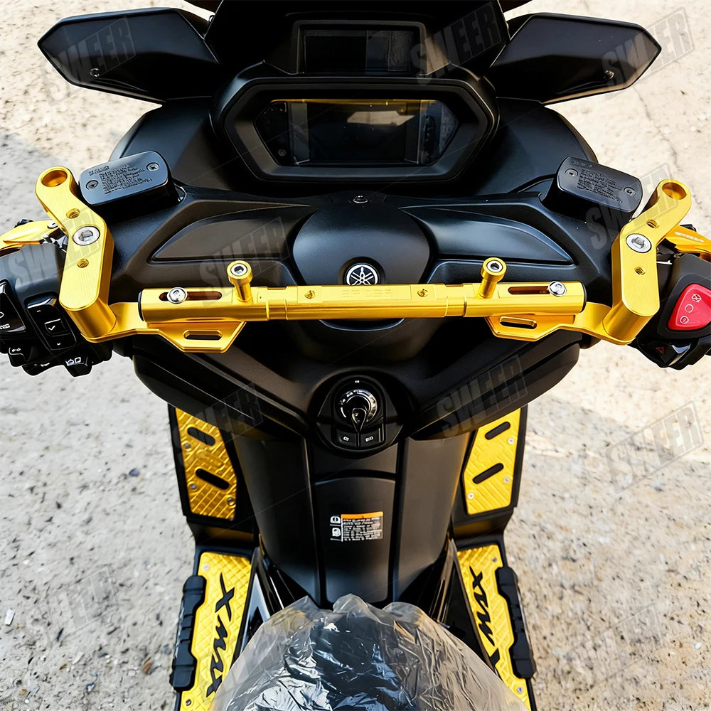 Motorcycle Accessories Footrest Step Footboard Footpads Pedal Plate Foot Pegs For YAMAHA XMAX 300 2017-2025 Anti Wrestling