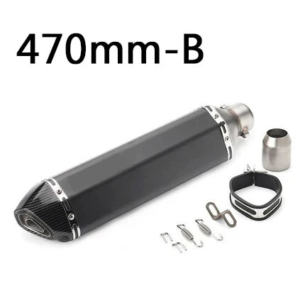 51mm Motorcycle Exhaust Pipe Modified Muffler Pipe Echappement Moto Db Killer for Akrapovic XJ6 MT07 09 03 Universal Accessories