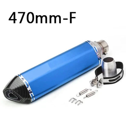 51mm Motorcycle Exhaust Pipe Modified Muffler Pipe Echappement Moto Db Killer for Akrapovic XJ6 MT07 09 03 Universal Accessories