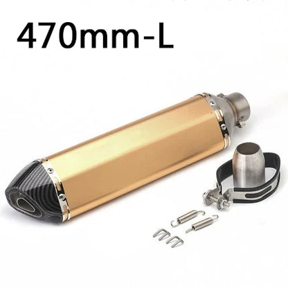 51mm Motorcycle Exhaust Pipe Modified Muffler Pipe Echappement Moto Db Killer for Akrapovic XJ6 MT07 09 03 Universal Accessories