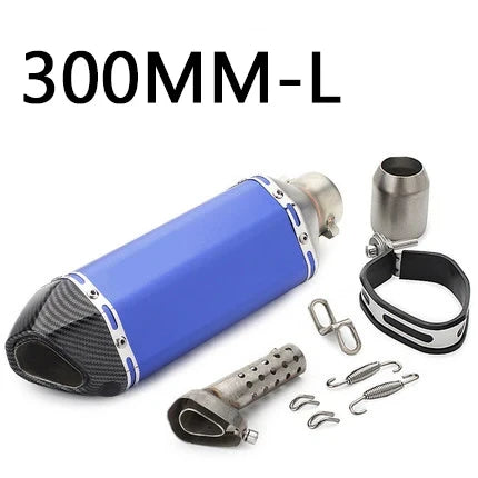 51mm Motorcycle Exhaust Pipe Modified Muffler Pipe Echappement Moto Db Killer for Akrapovic XJ6 MT07 09 03 Universal Accessories