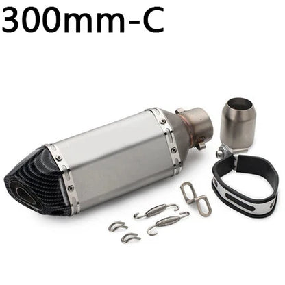 51mm Motorcycle Exhaust Pipe Modified Muffler Pipe Echappement Moto Db Killer for Akrapovic XJ6 MT07 09 03 Universal Accessories