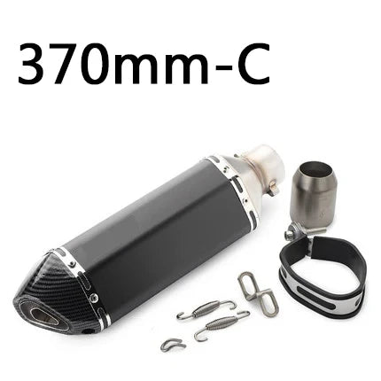 51mm Motorcycle Exhaust Pipe Modified Muffler Pipe Echappement Moto Db Killer for Akrapovic XJ6 MT07 09 03 Universal Accessories